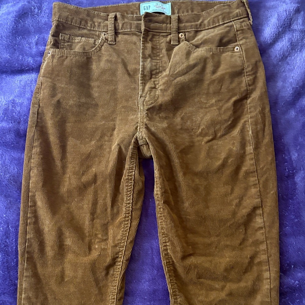 GAP Brown Corduroy Pants Classic Style